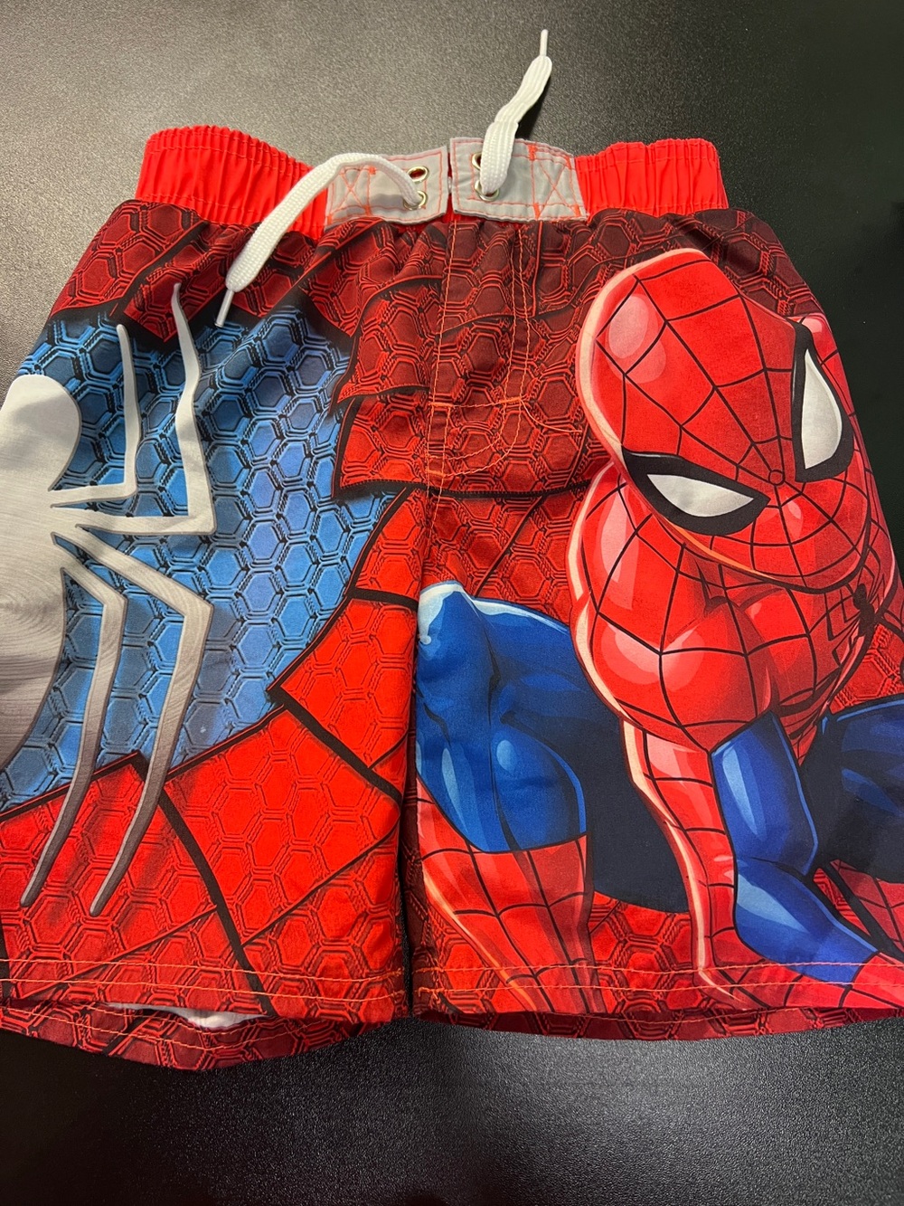 Marvel Spiderman Boy's Swim Trunks Shorts - Size 4